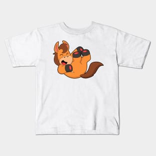 Horse at Laughing Kids T-Shirt